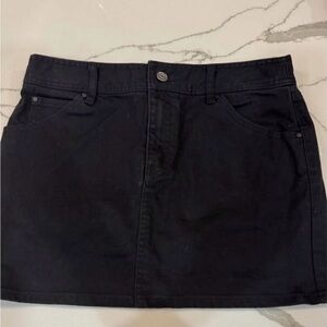 Wilfred Black Mini Skirt